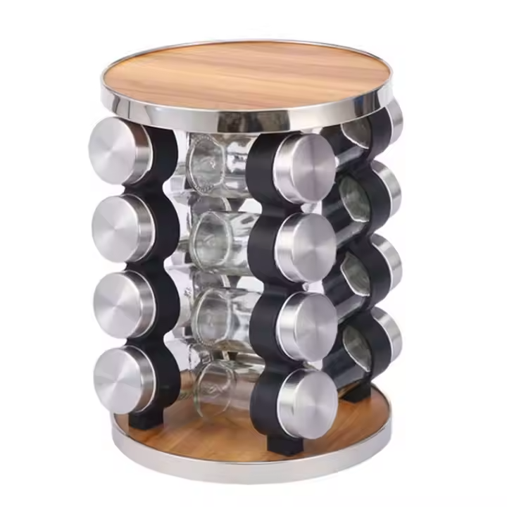 4 Tier 360 Round Kitchen Drawer Organizer Display 16 Jar Spice Stand Storage Set Spices Jars With Rack 4 Tier 360 Round Kitchen Drawer Organizer Display 16 Jar Spice Stand Storage Set Spices Jars With Rack
